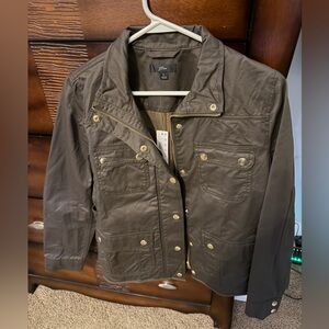 J. Crew Dark Olive Utility Jacket